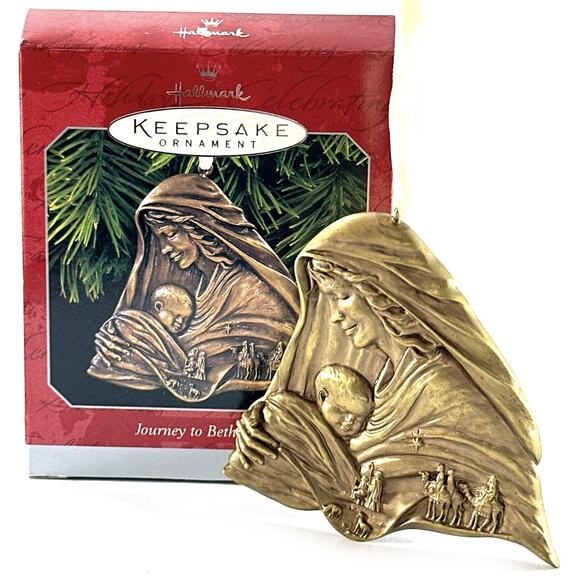 1998 Hallmark Journey To Bethlehem Baby Jesus Nativity Christmas Story Ornament - Picture 1 of 5